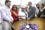 Nirupam Sonu - Director, Idea Hub, Rashmi Uday Singh, Shri Chhagan Bhujbal and Sanjeev Kapoor at Maha Feast - Biggest Outdoor Food Festival in Mumbai on 24th Dec 2011.jpg